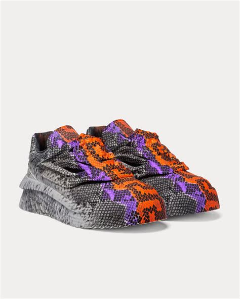 versace python sneakers|Python Greca Print Odissea Sneakers .